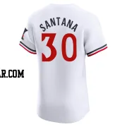 Carlos Santana Men's Minnesota Twins White Elite Home Jersey