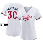 Carlos Santana Women's Minnesota Twins White Authentic Home Jersey