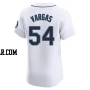 Carlos Vargas Men's Seattle Mariners White Elite Home Jersey