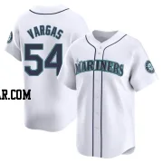 Carlos Vargas Men's Seattle Mariners White Limited Home Jersey