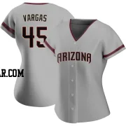 Carlos Vargas Women's Arizona Diamondbacks Gray Authentic Road Jersey