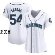 Carlos Vargas Women's Seattle Mariners White Limited Home Jersey