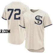 Carlton Fisk Men's Chicago White Sox Cream Authentic 2021 Field of Dreams Jersey