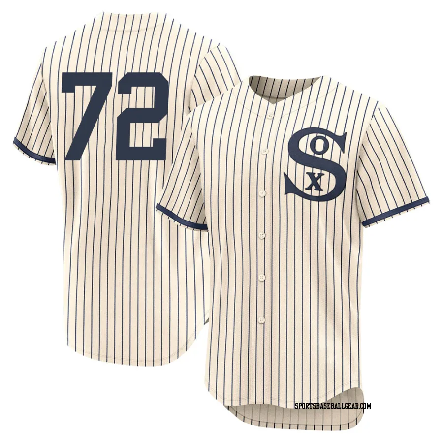 Carlton Fisk Men's Chicago White Sox Cream Authentic 2021 Field of Dreams Jersey