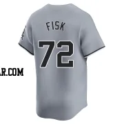 Carlton Fisk Youth Chicago White Sox Gray Limited Road Jersey