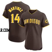 Carmelo Martinez Men's San Diego Padres Brown Elite Road Vapor Premier Jersey