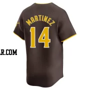 Carmelo Martinez Men's San Diego Padres Brown Limited Away Jersey