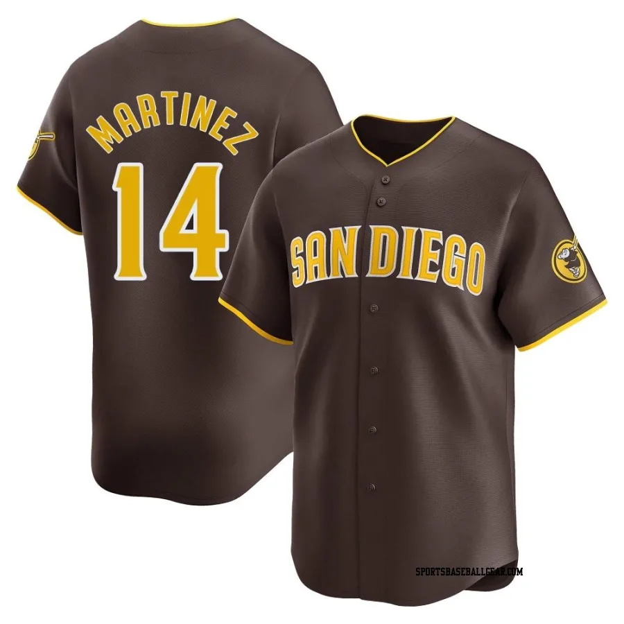 Carmelo Martinez Men's San Diego Padres Brown Limited Away Jersey