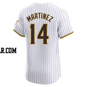 Carmelo Martinez Men's San Diego Padres White Elite Home Jersey