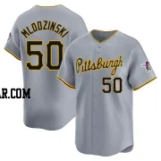 Carmen Mlodzinski Men's Pittsburgh Pirates Gray Limited Away Jersey