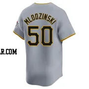 Carmen Mlodzinski Men's Pittsburgh Pirates Gray Limited Away Jersey