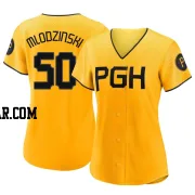 Carmen Mlodzinski Women's Pittsburgh Pirates Gold Authentic 2023 City Connect Jersey