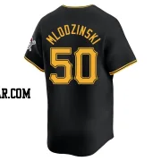 Carmen Mlodzinski Youth Pittsburgh Pirates Black Limited Alternate Jersey