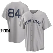 Carson Coleman Men's New York Yankees Gray Replica 2021 Field of Dreams Jersey