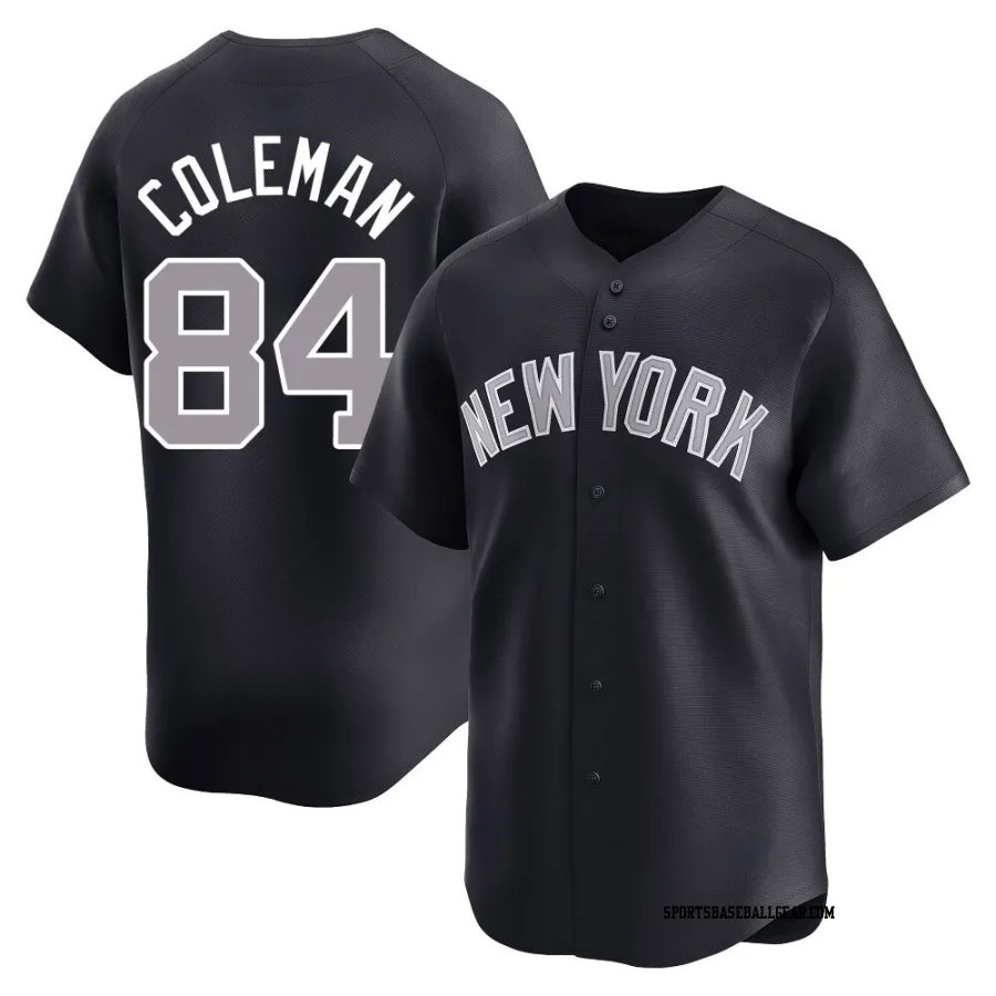 Carson Coleman Men's New York Yankees Navy Limited Alternate Jersey