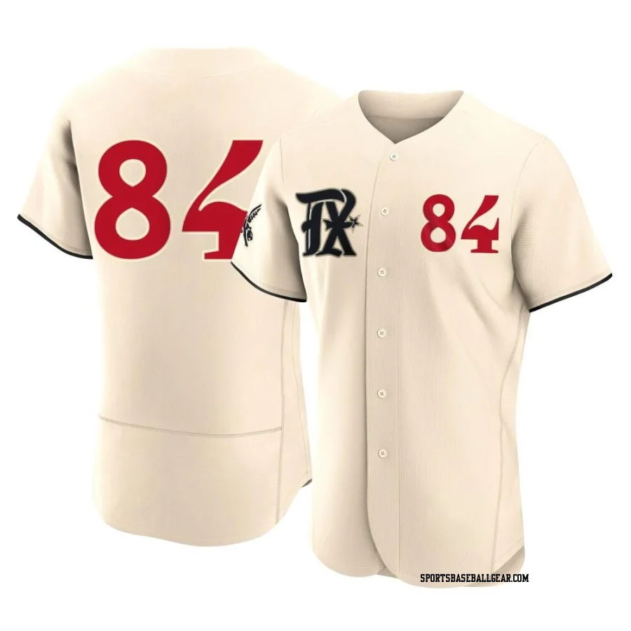 Carson Coleman Men's Texas Rangers Cream Authentic 2023 City Connect Jersey