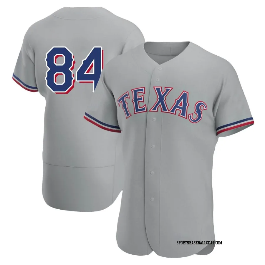 Carson Coleman Men's Texas Rangers Gray Authentic Road Jersey