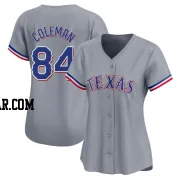 Carson Coleman Women's Texas Rangers Gray Limited Away Jersey