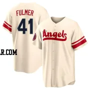 Carson Fulmer Men's Los Angeles Angels Cream Replica 2022 City Connect Jersey