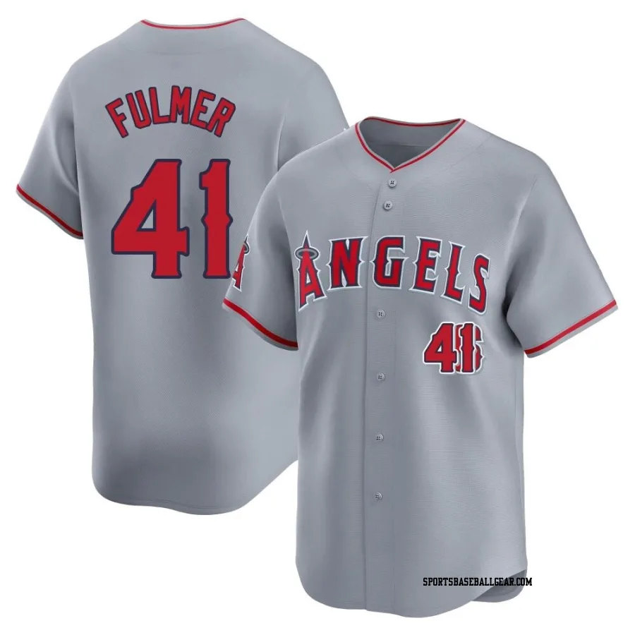 Carson Fulmer Men's Los Angeles Angels Gray Limited Away Jersey