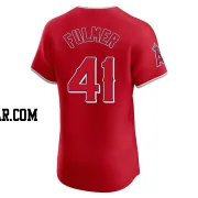 Carson Fulmer Men's Los Angeles Angels Red Elite Alternate Jersey