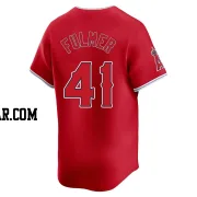 Carson Fulmer Men's Los Angeles Angels Red Limited Alternate Jersey