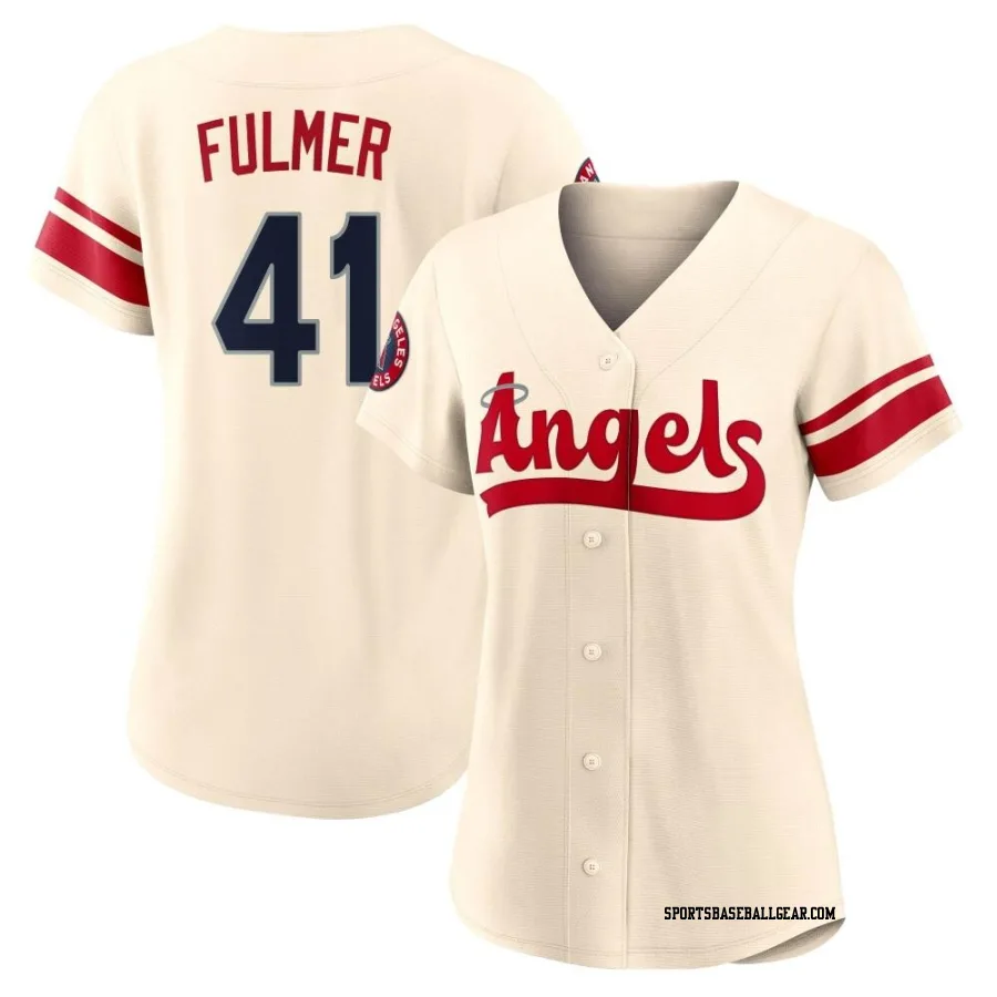 Carson Fulmer Women's Los Angeles Angels Cream Replica 2022 City Connect Jersey