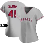 Carson Fulmer Women's Los Angeles Angels Replica Silver Road Jersey