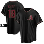 Carson Kelly Men's Arizona Diamondbacks Black Replica Alternate Jersey