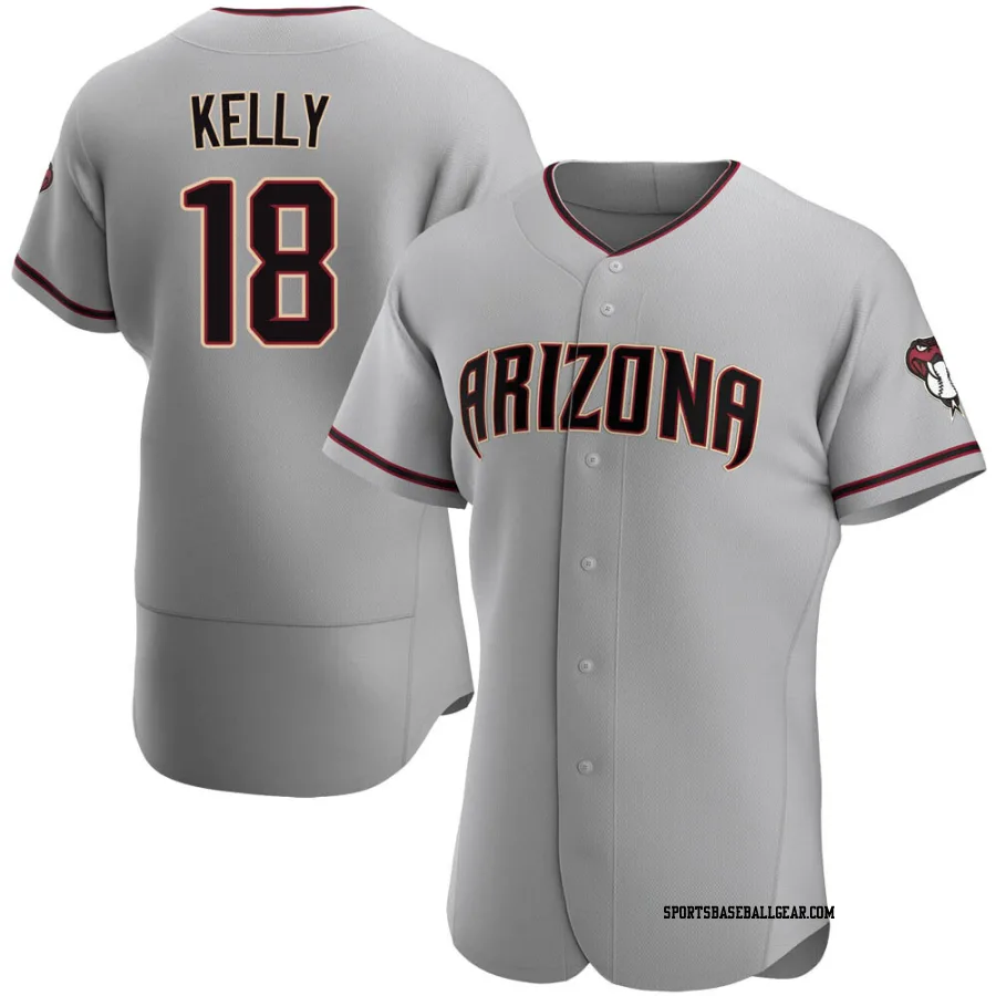 Carson Kelly Men's Arizona Diamondbacks Gray Authentic Road Jersey