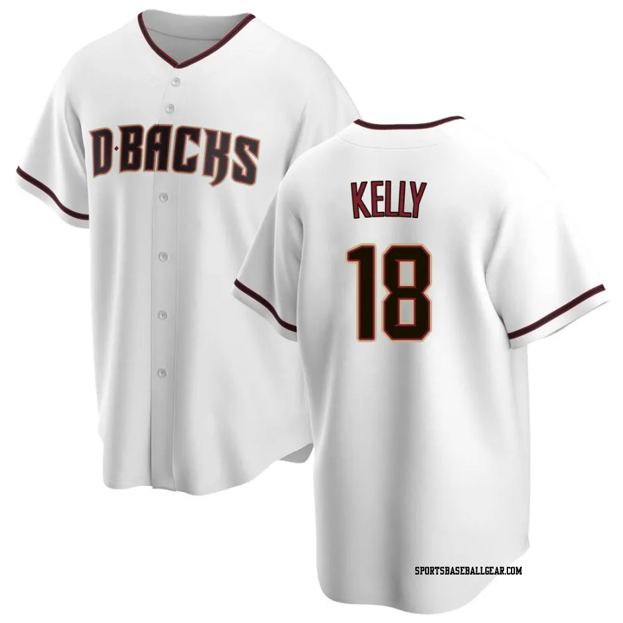 Carson Kelly Men's Arizona Diamondbacks White Replica Home Jersey