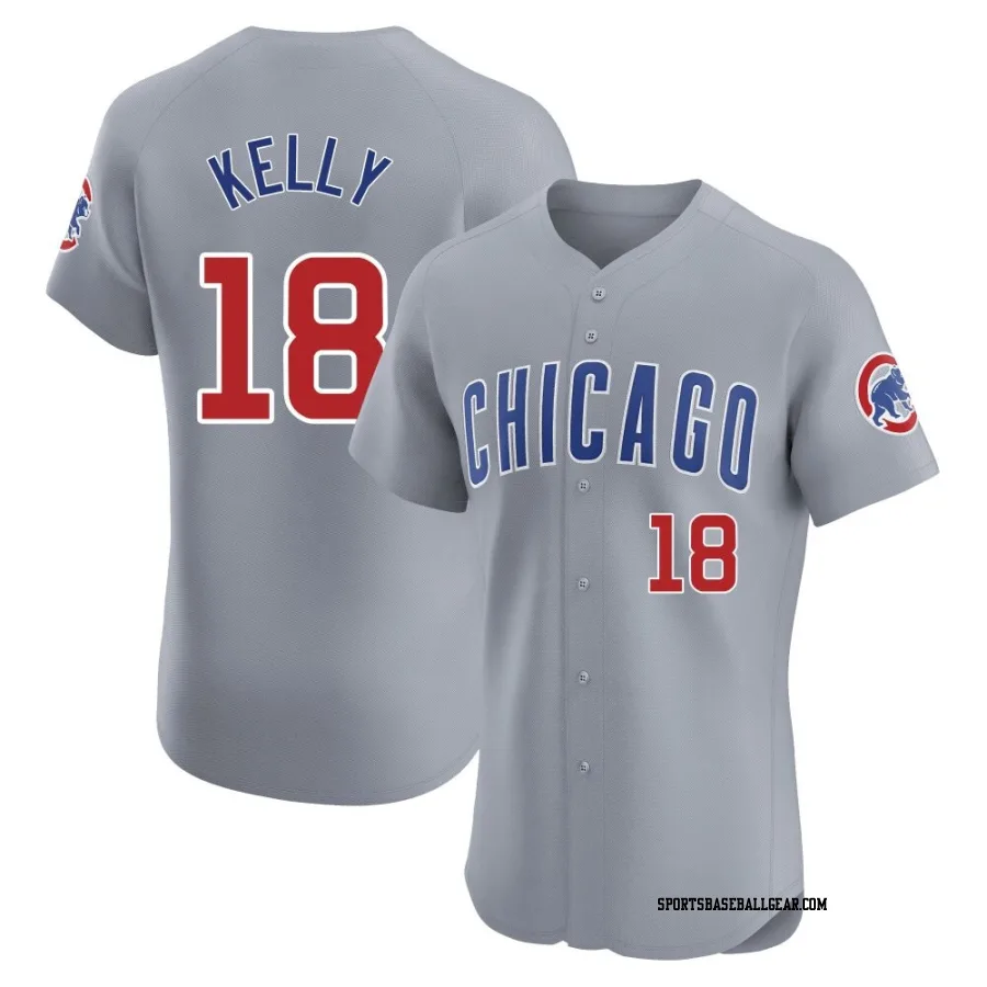 Carson Kelly Men's Chicago Cubs Gray Elite Road Jersey