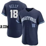 Carson Kelly Men's Chicago Cubs Navy Authentic 2021 City Connect Jersey