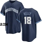 Carson Kelly Men's Chicago Cubs Navy Replica 2021 City Connect Jersey