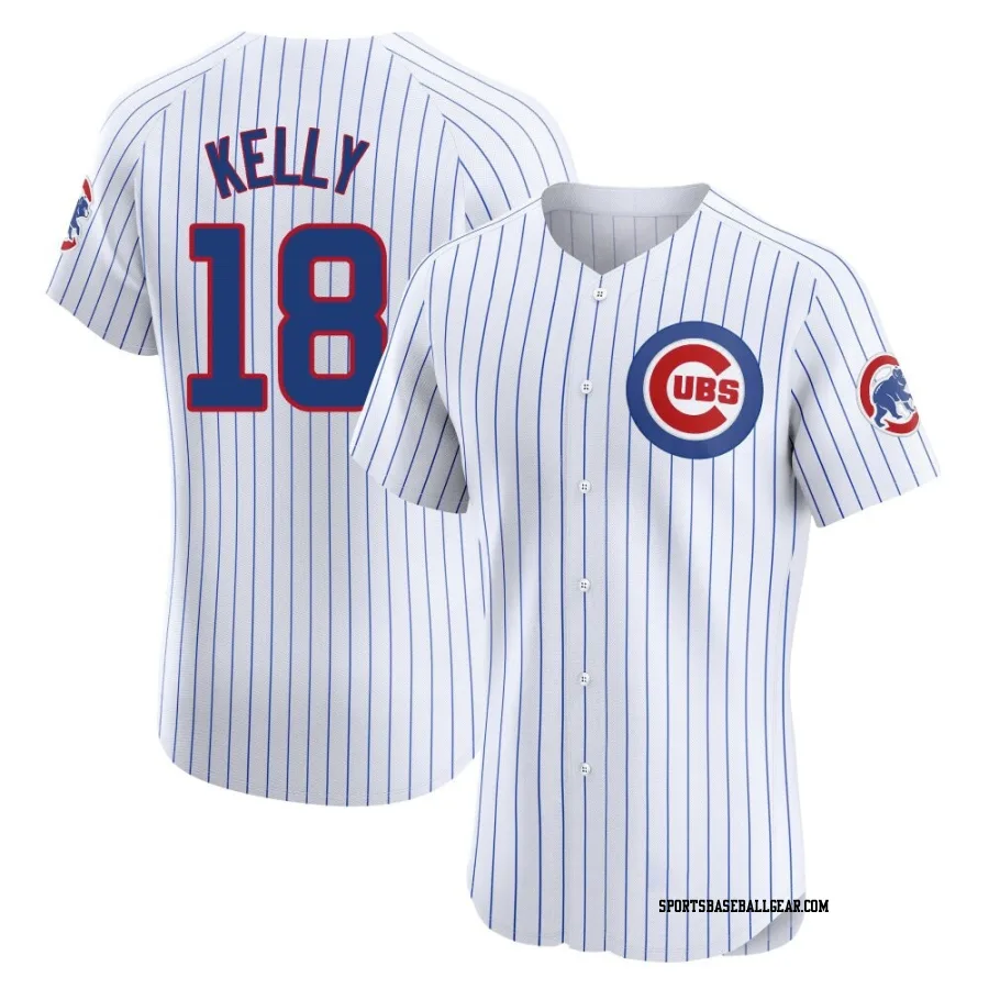 Carson Kelly Men's Chicago Cubs White Elite Home Jersey