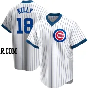 Carson Kelly Men's Chicago Cubs White Replica Home Cooperstown Collection Jersey