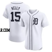 Carson Kelly Men's Detroit Tigers White Elite Home Patch Jersey