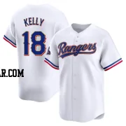 Carson Kelly Men's Texas Rangers Gold Limited White 2024 Collection Jersey