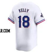 Carson Kelly Men's Texas Rangers Gold Limited White 2024 Collection Jersey