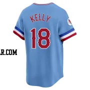 Carson Kelly Men's Texas Rangers Light Blue Limited Cooperstown Collection Jersey