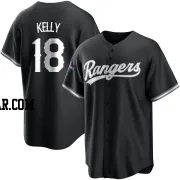 Carson Kelly Men's Texas Rangers White Replica Black 2023 World Series Champions Jersey