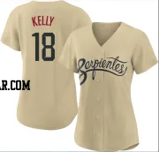 Carson Kelly Women's Arizona Diamondbacks Gold Authentic 2021 City Connect Cool Base Jersey