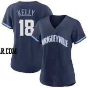 Carson Kelly Women's Chicago Cubs Navy Authentic 2021 City Connect Jersey