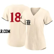 Carson Kelly Women's Texas Rangers Cream Replica 2023 City Connect Jersey