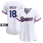 Carson Kelly Women's Texas Rangers Gold Limited White 2024 Collection Jersey