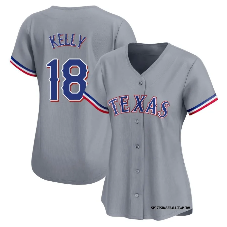 Carson Kelly Women's Texas Rangers Gray Limited Away Jersey