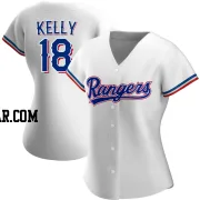 Carson Kelly Women's Texas Rangers White Authentic Home Jersey