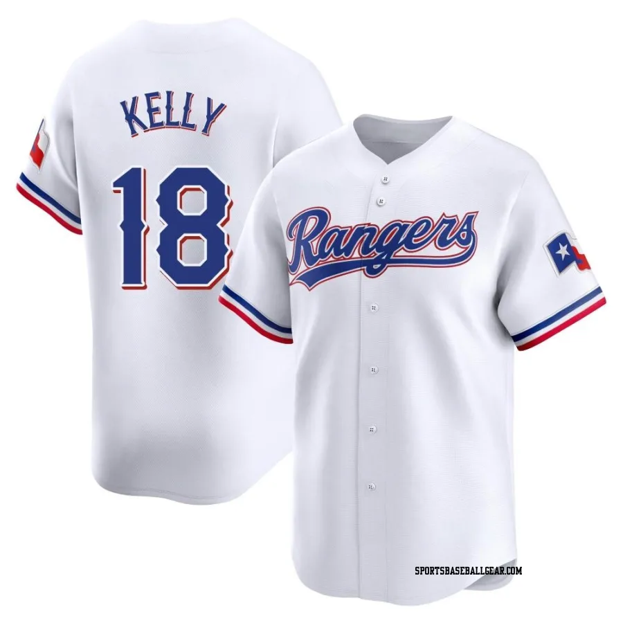 Carson Kelly Youth Texas Rangers White Limited Home Jersey