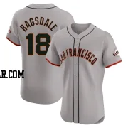 Carson Ragsdale Men's San Francisco Giants Gray Elite Road Jersey