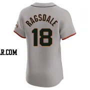 Carson Ragsdale Men's San Francisco Giants Gray Elite Road Jersey